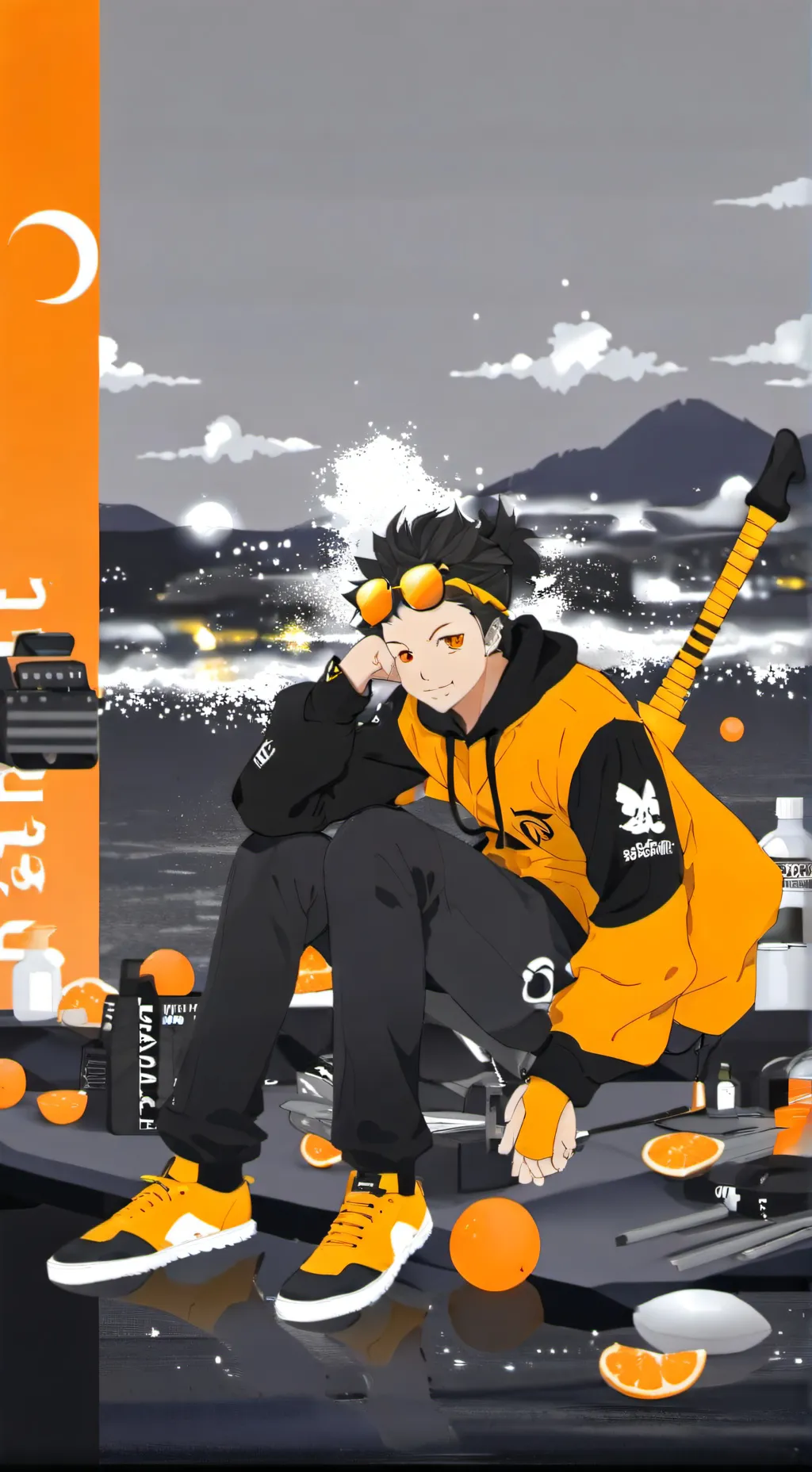 ai character: Haikyuu playa background