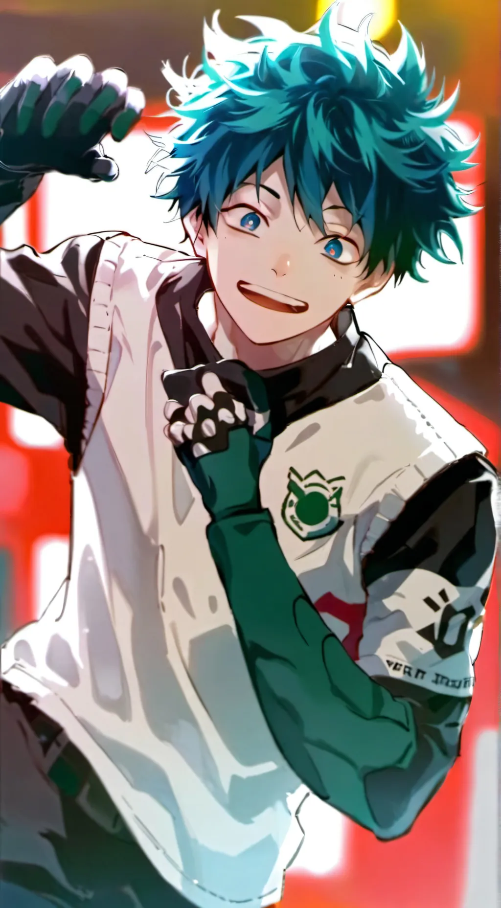 ai character: Izuku midoriya  background