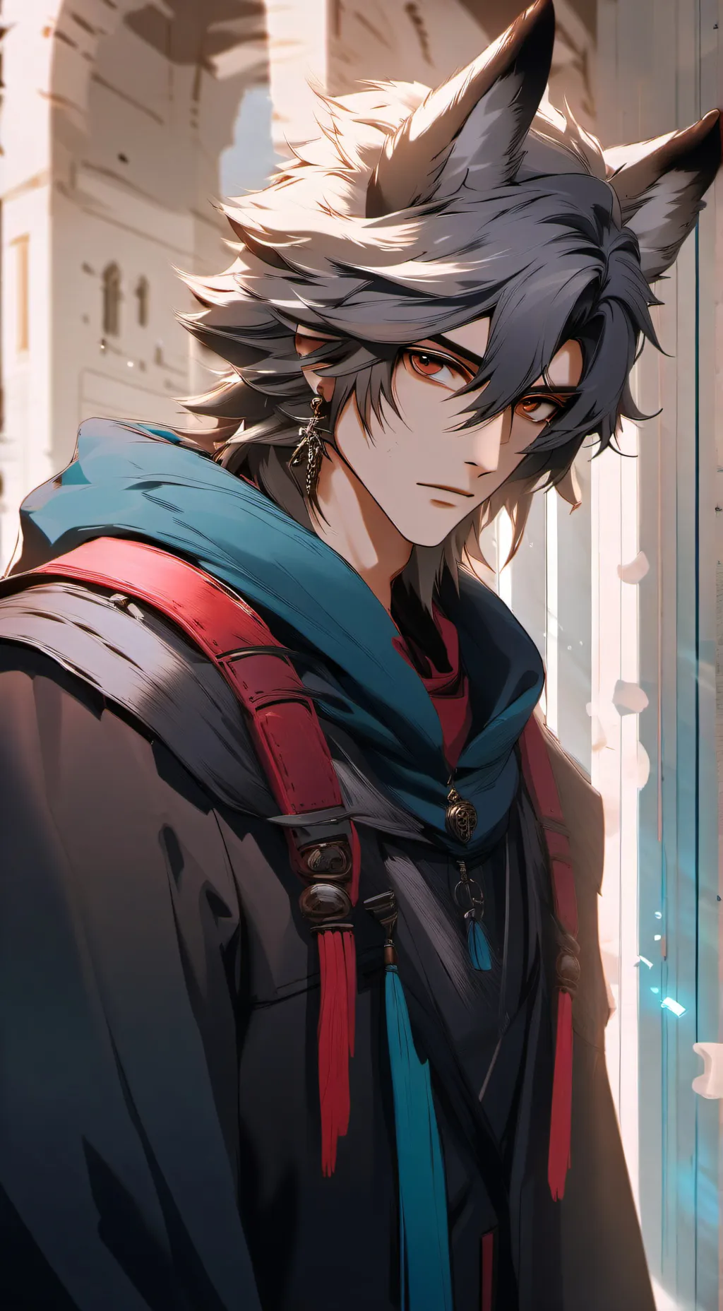 ai character: ~ice~ background