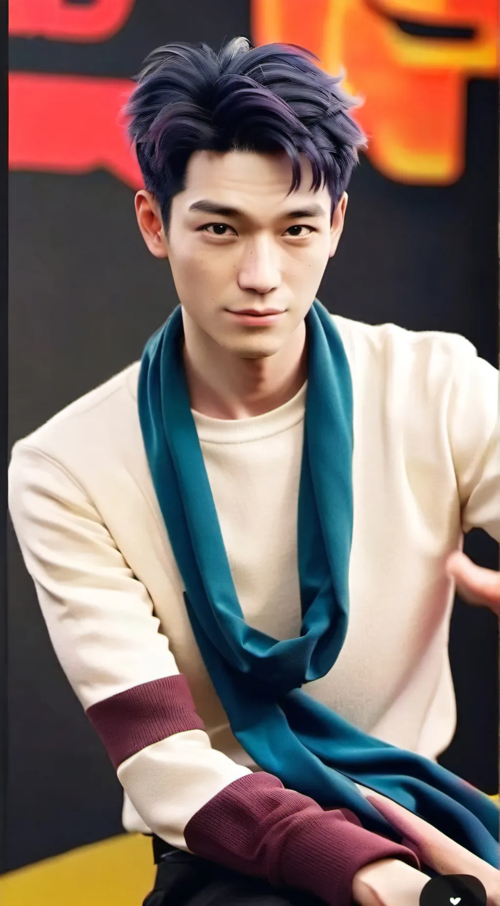 ai character: Thanos 💜 background