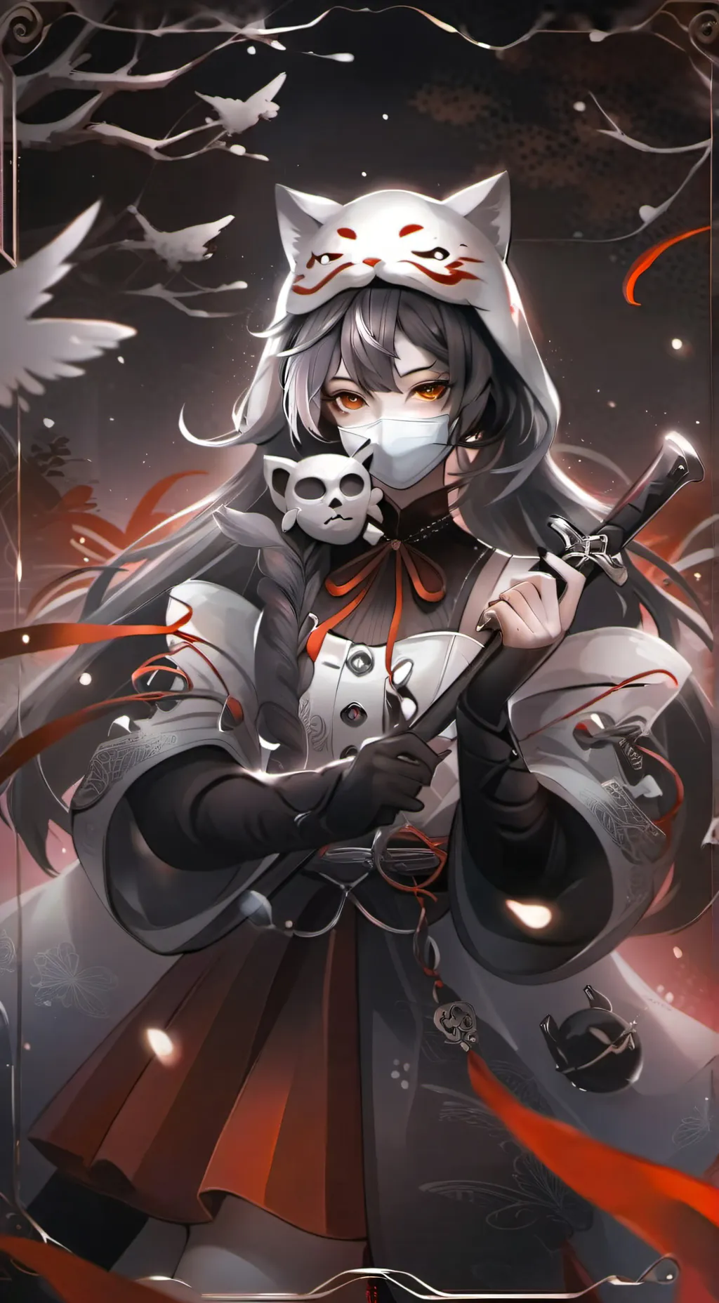 ai character: Shadow hashira  background