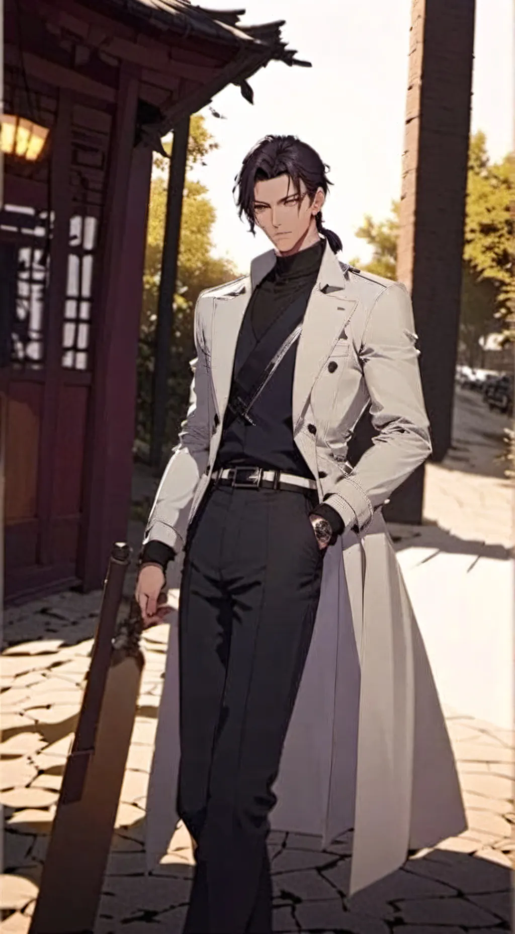 ai character: Sebastián  background