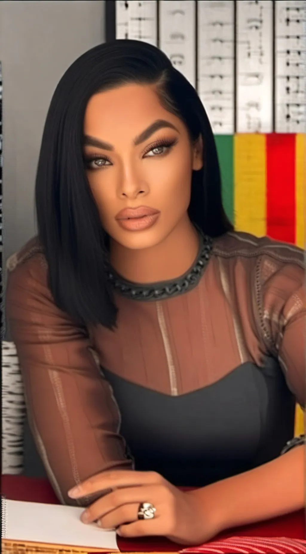 ai character: jesly  background