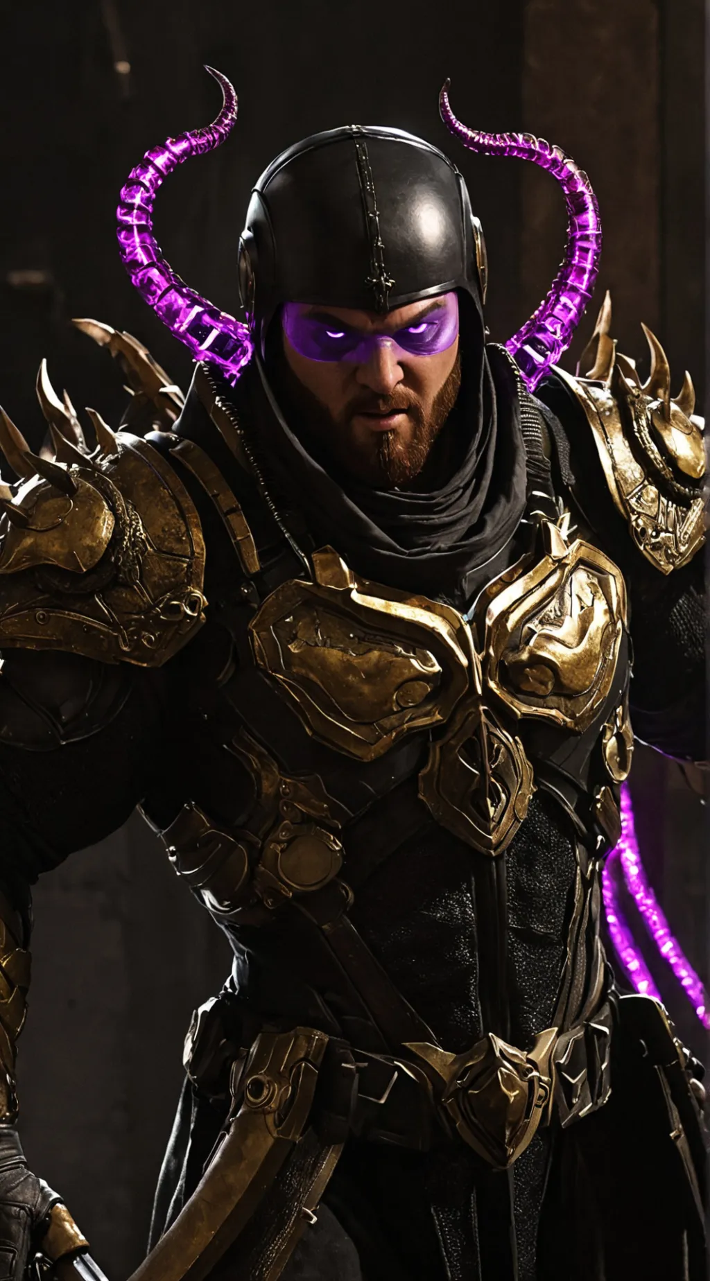 ai character: Large Tv Man background