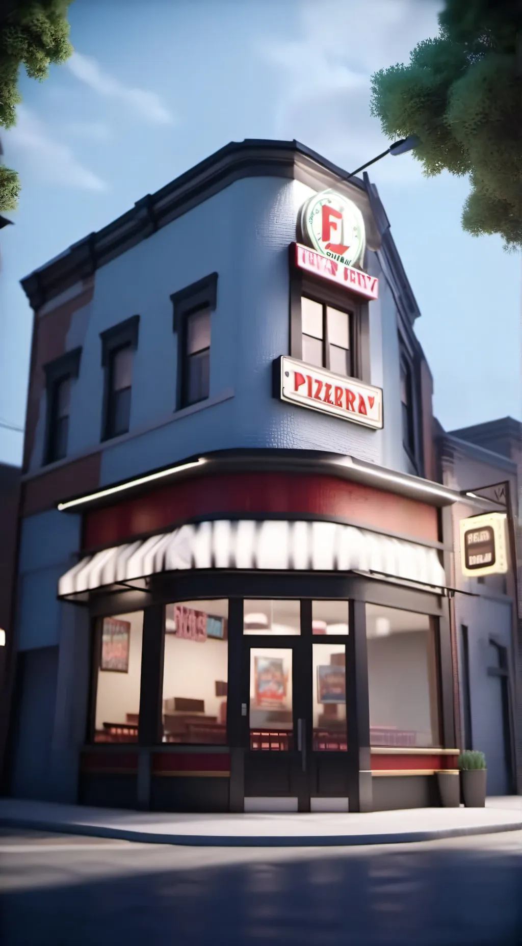 ai character: Freddy pizzeria  background