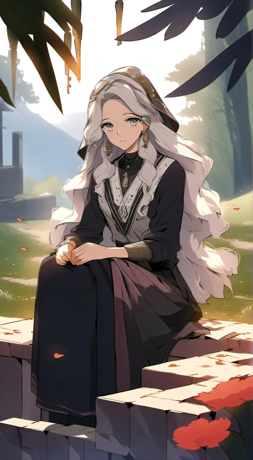 ai character: naturaleza background