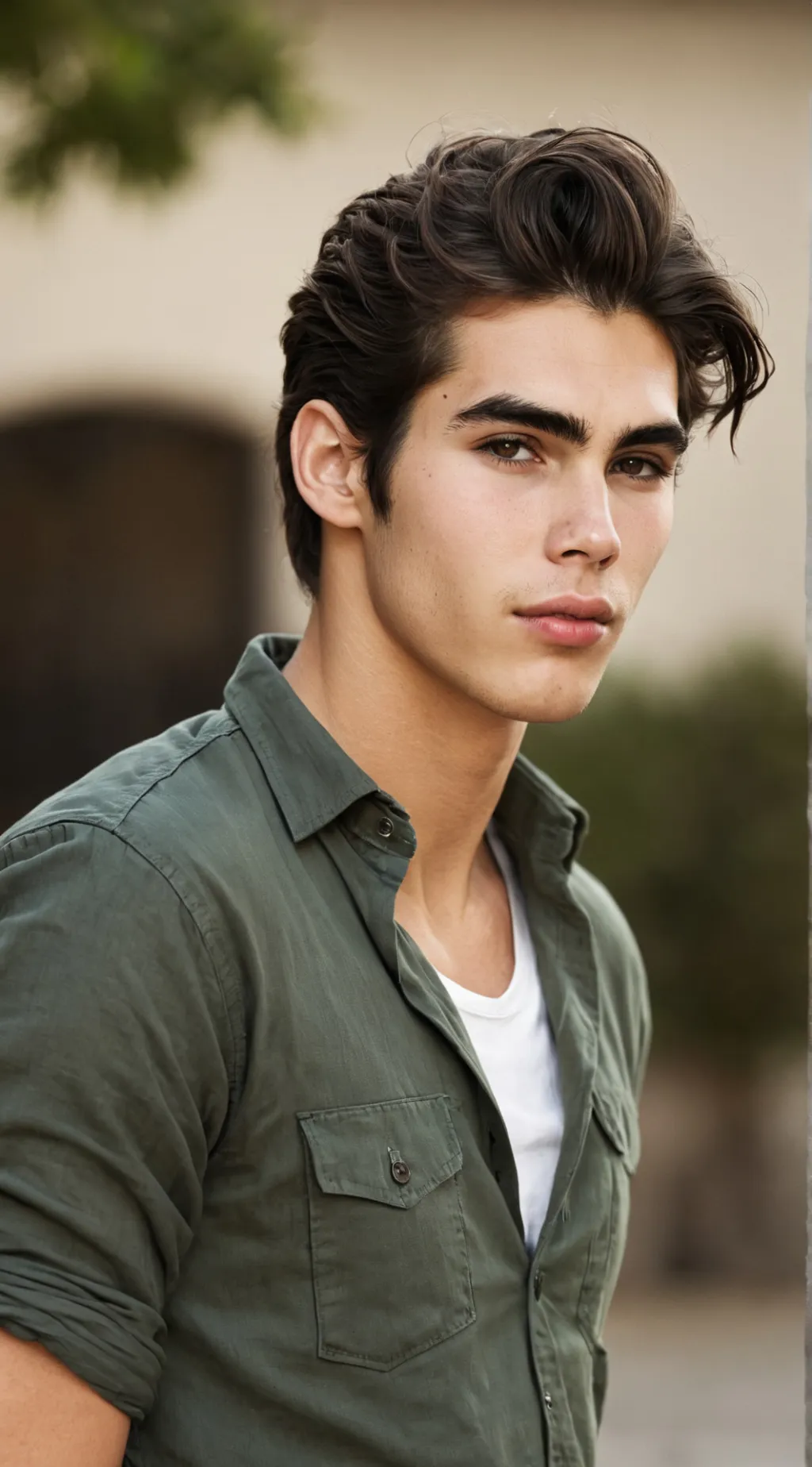 ai character: caleb background