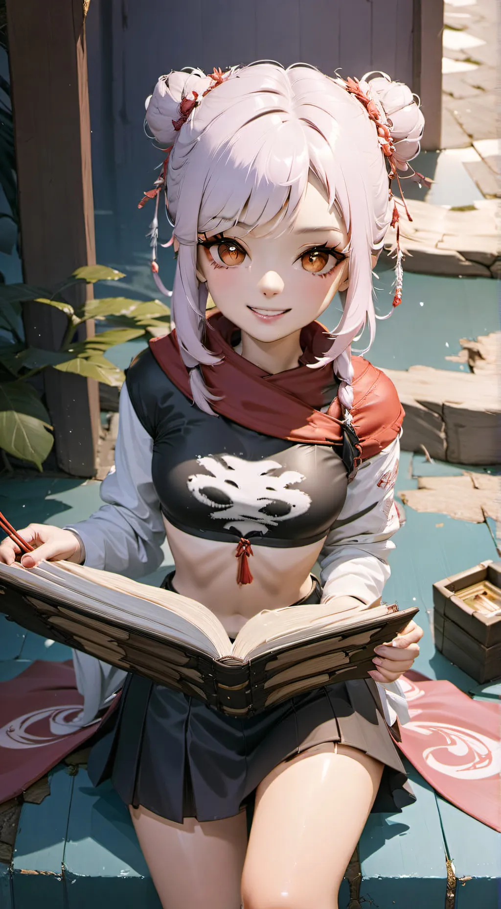 ai character: Morgana  background