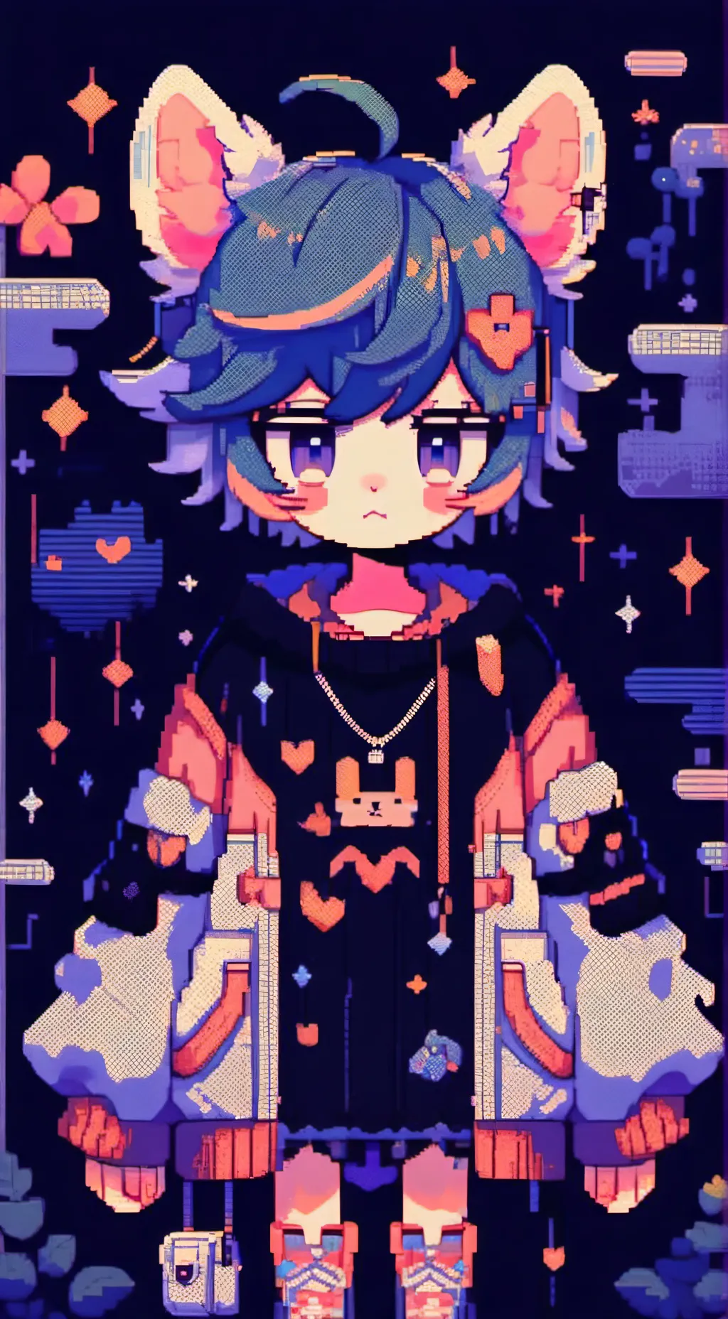 ai character: 🩶~Kai star~🩶 background