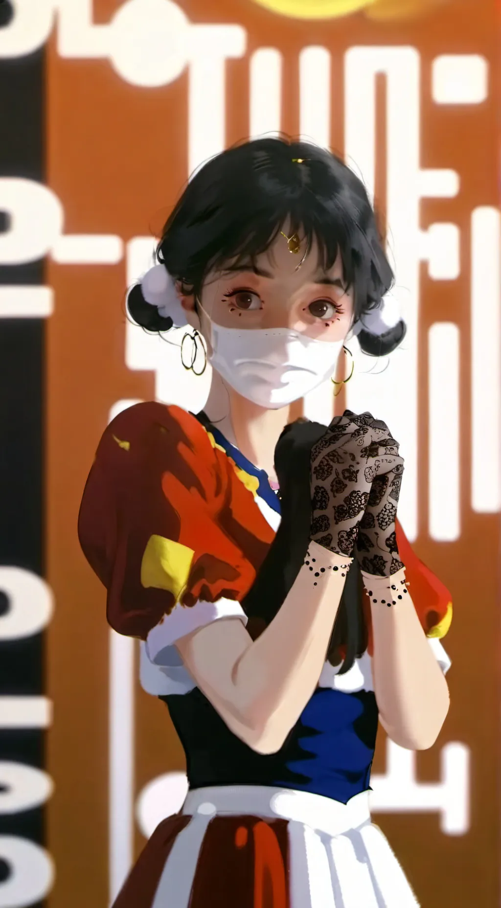 ai character: mha beach trip background