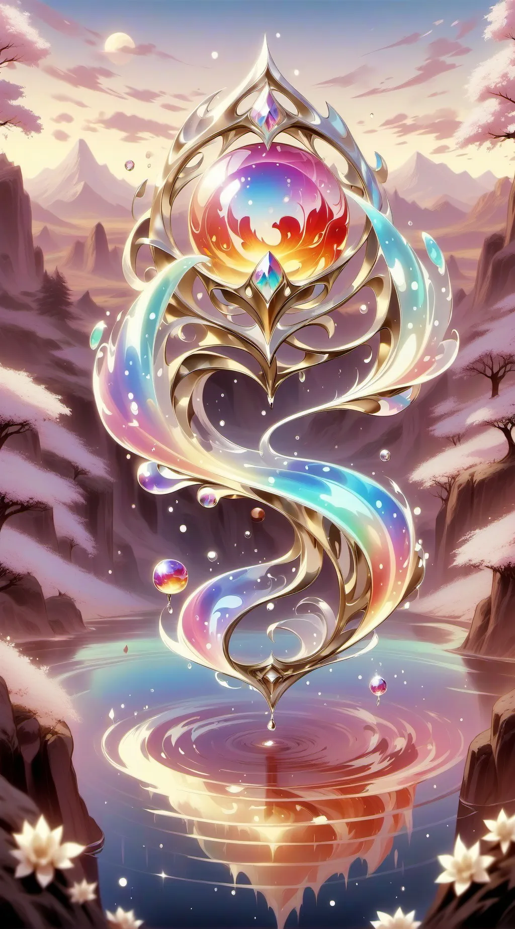 ai character: elements background