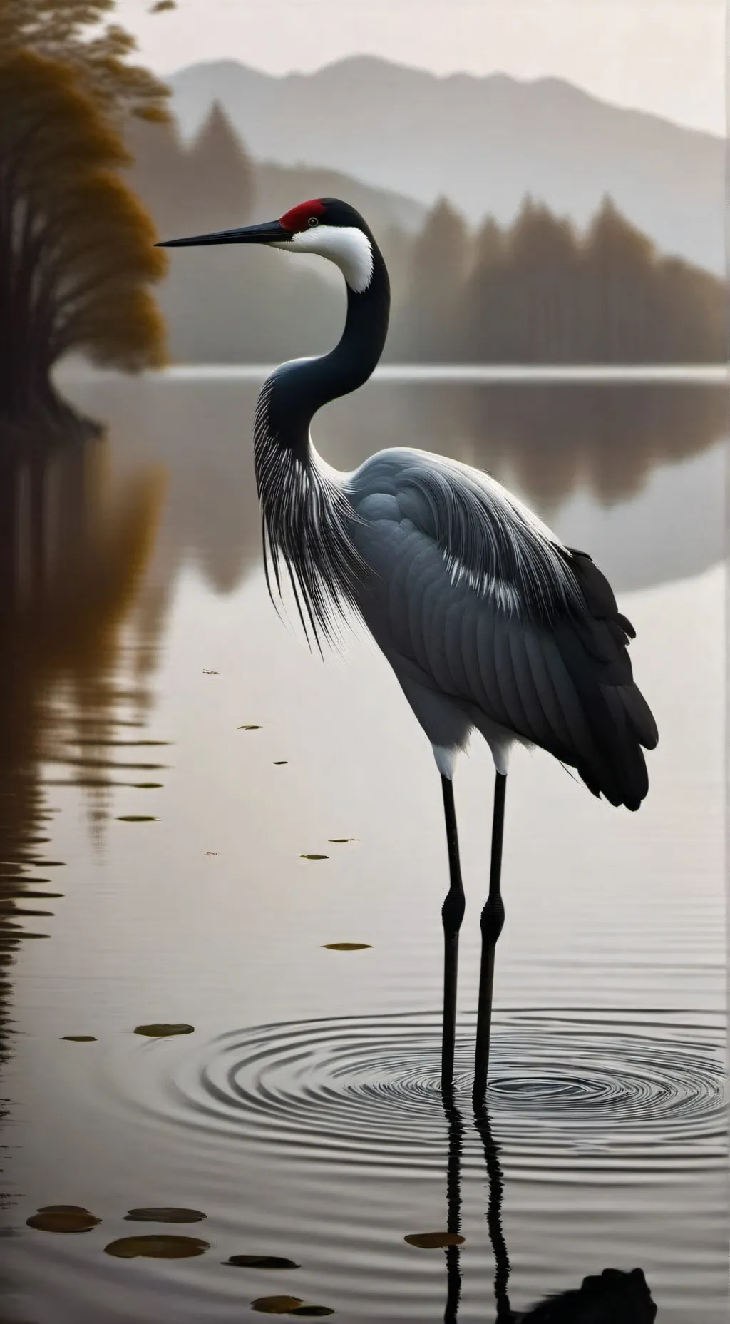 ai character: behind the scene background