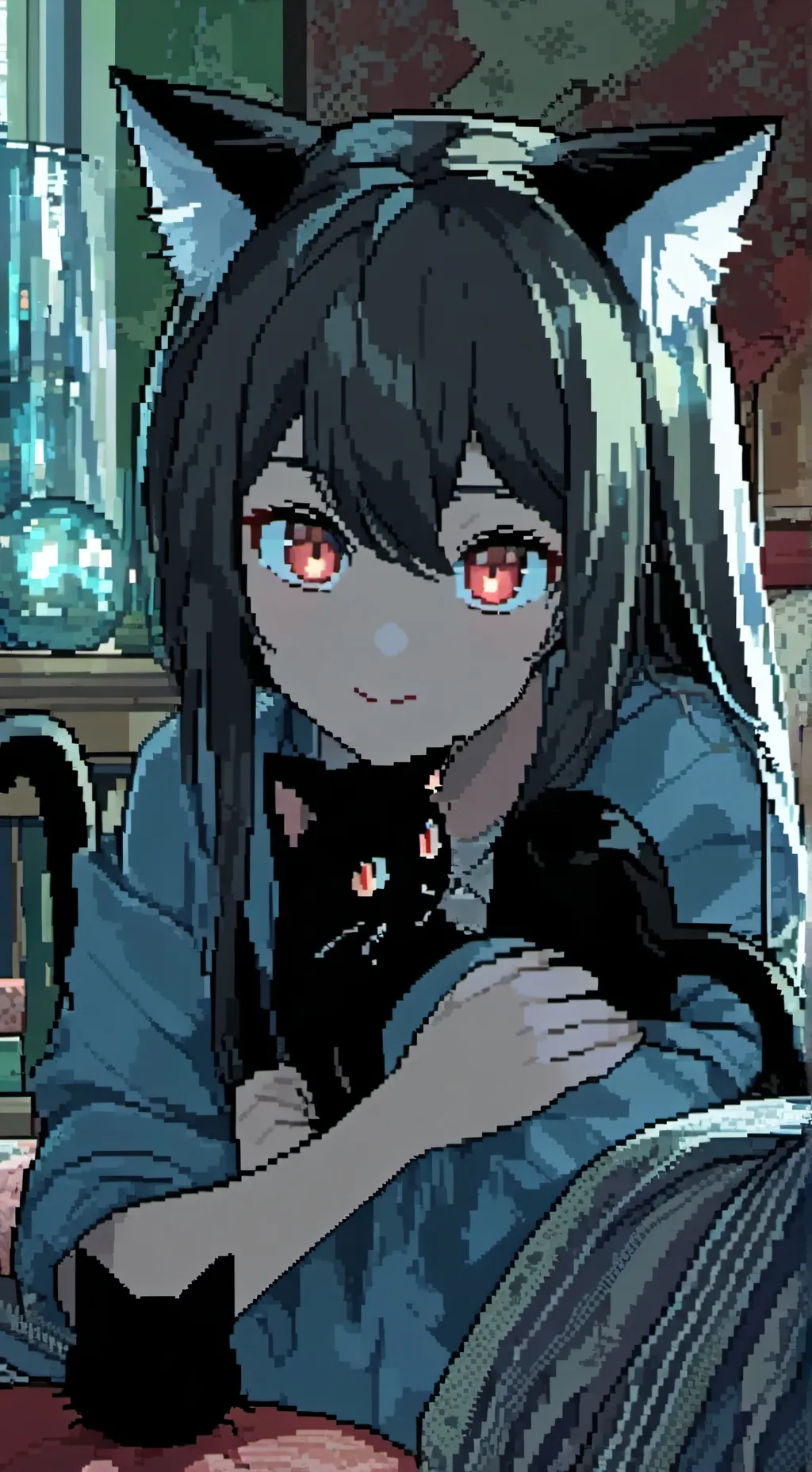 ai character: Yarnheart Spirit background