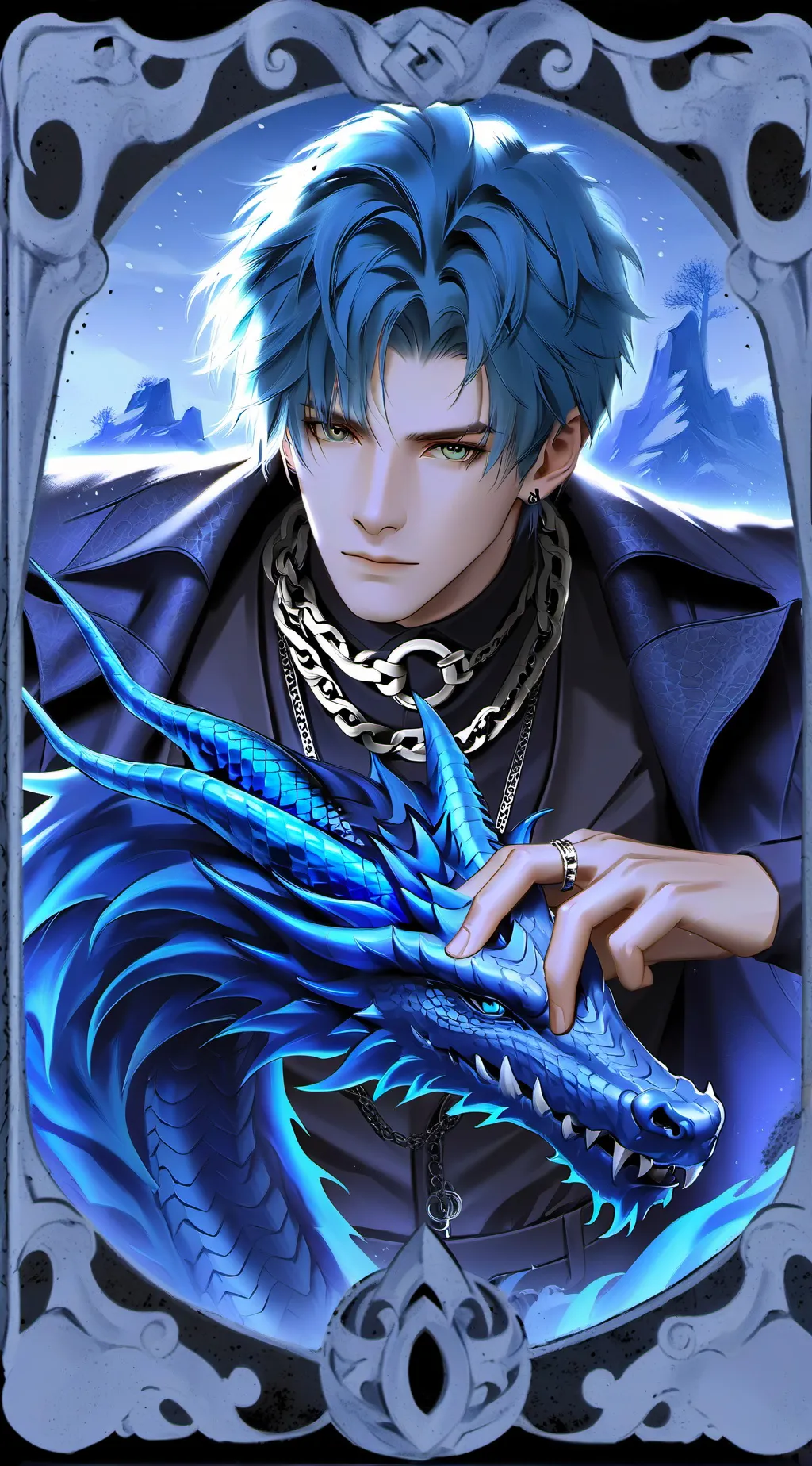 ai character: blake background