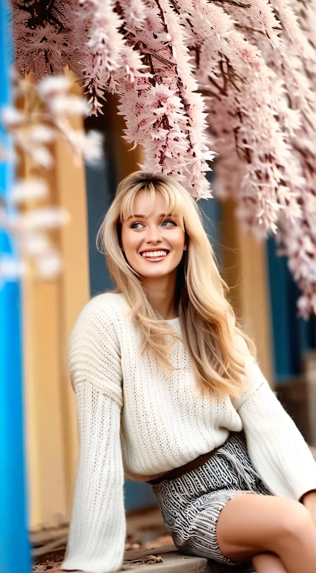 ai character: Sabrina Carpenter  background