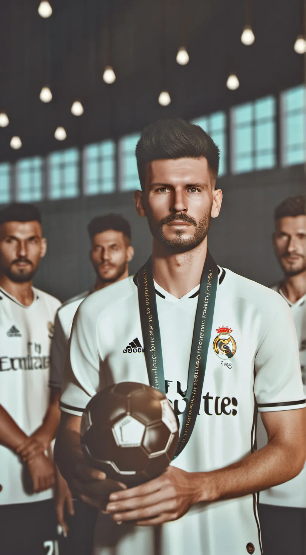 ai character: UCL premier League background