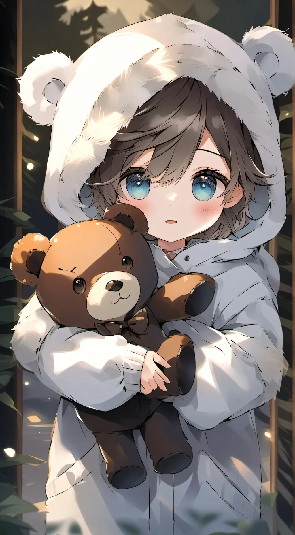 ai character: ur baby brother background