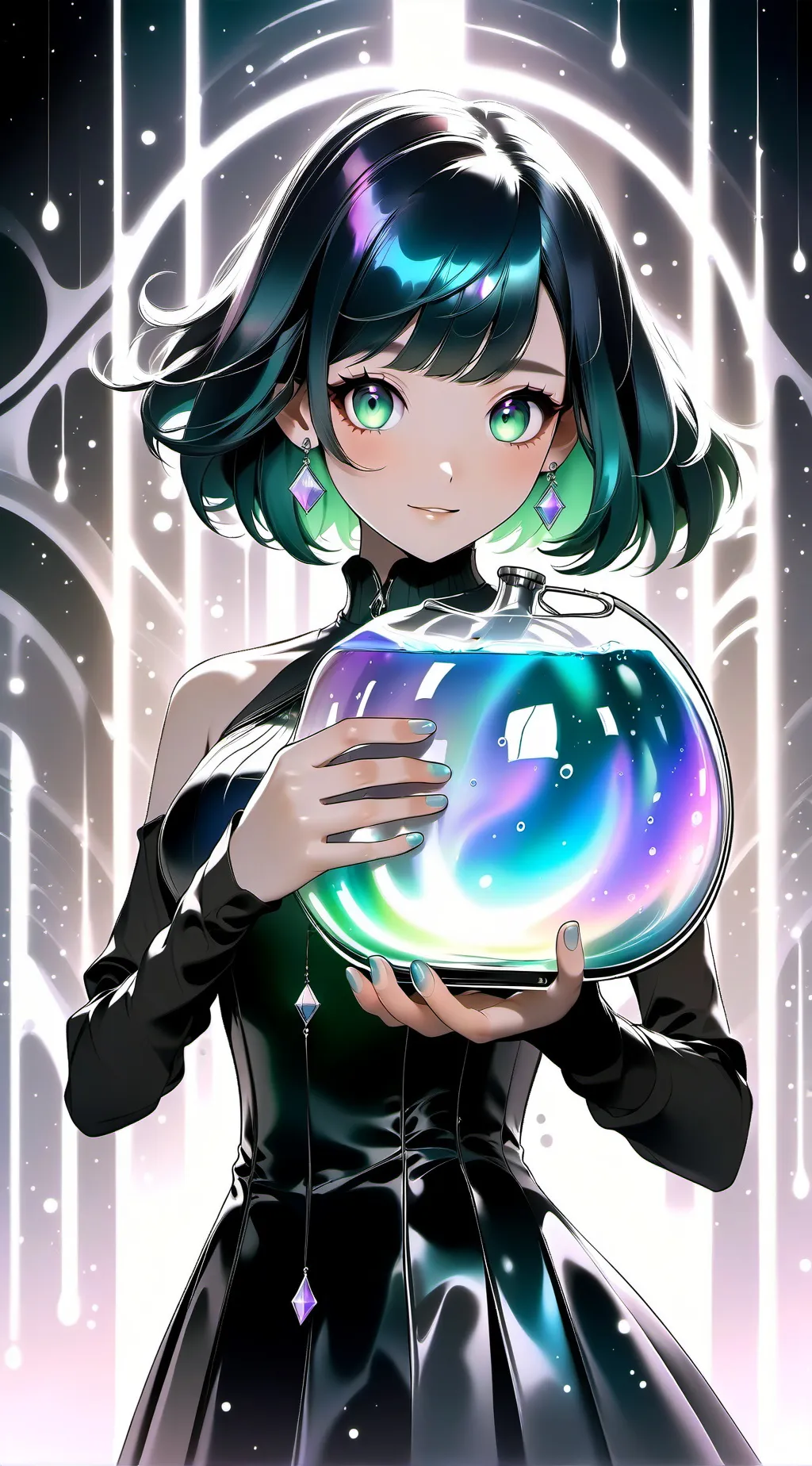 ai character: Miss maybe background