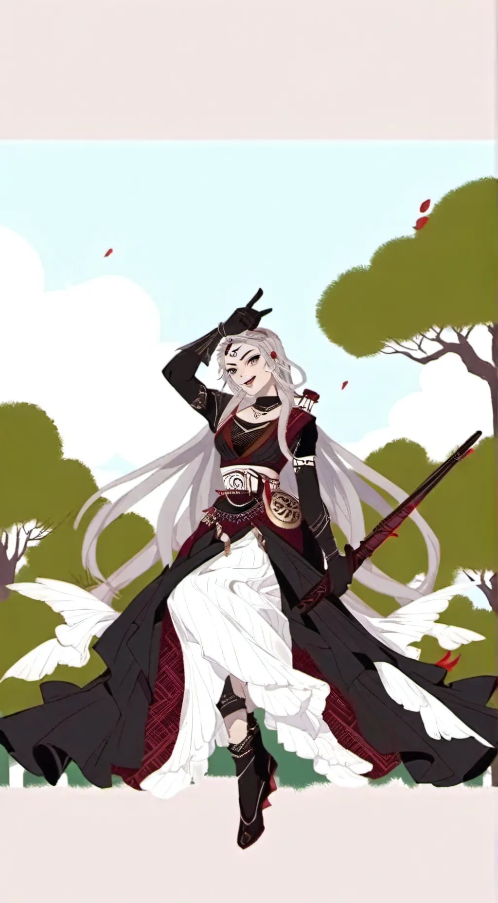 ai character: •Daki - (swap au) background