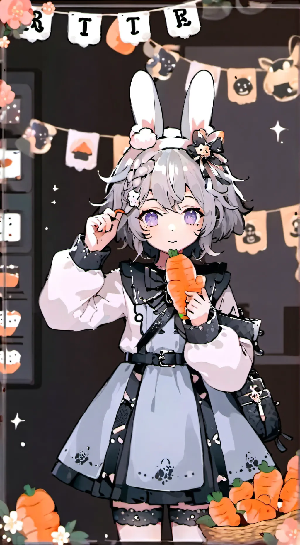 ai character: bunny background