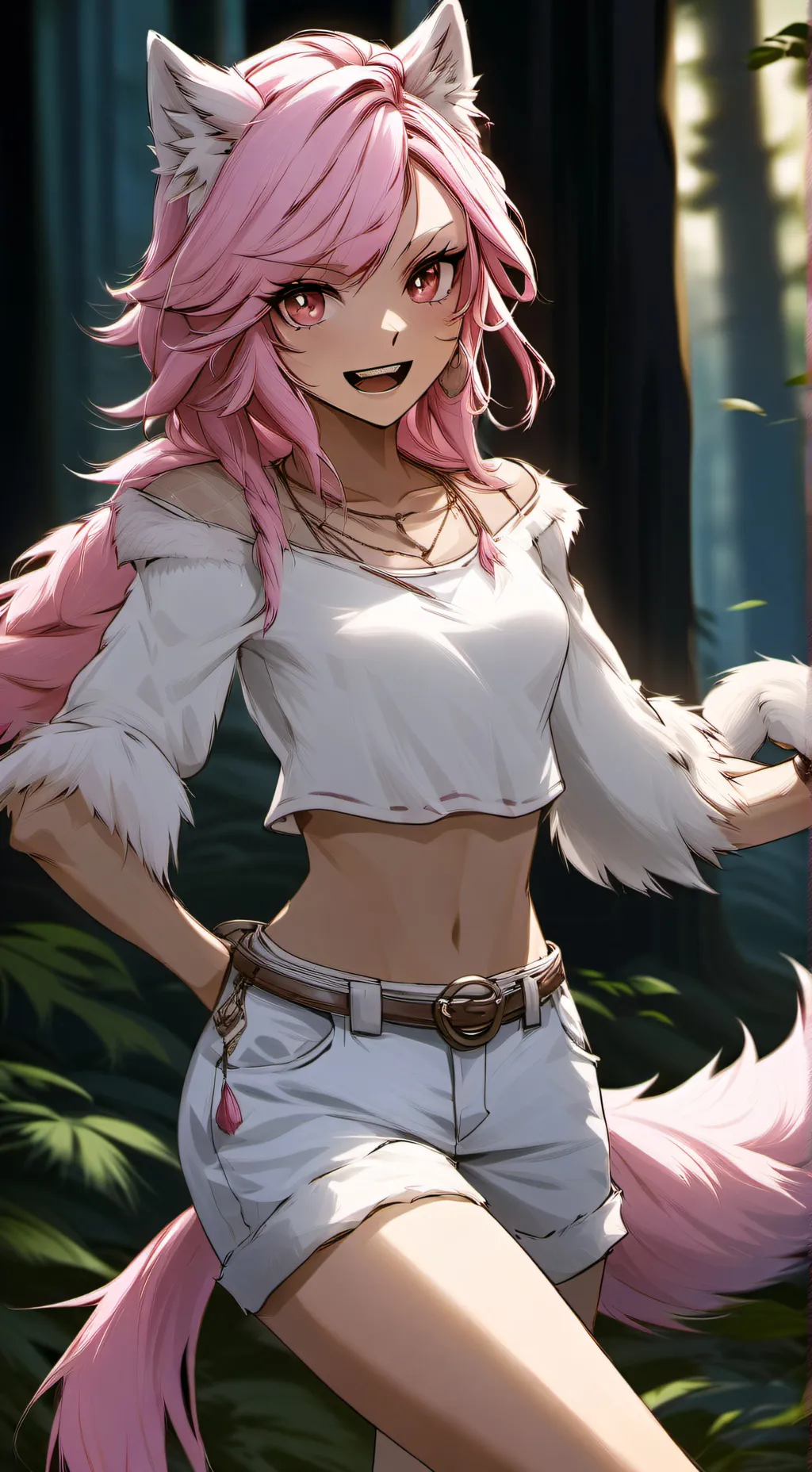 ai character: Aurora background