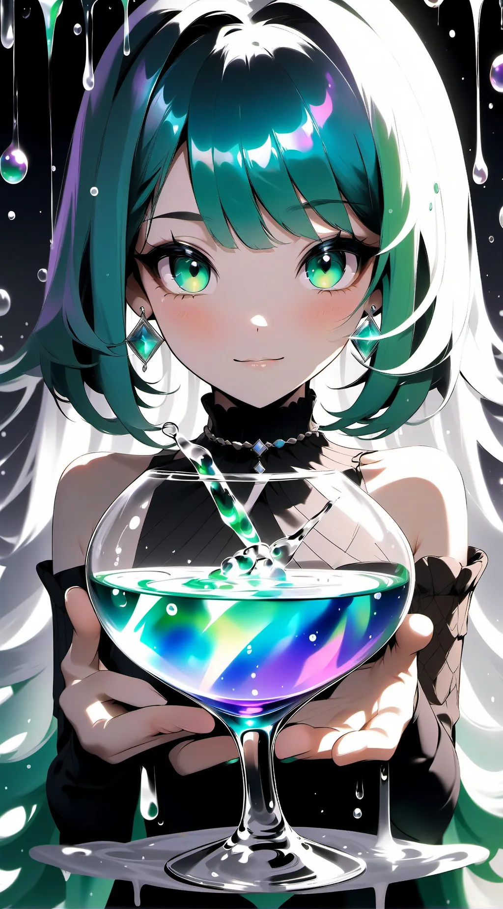 ai character: Shelly and vee background