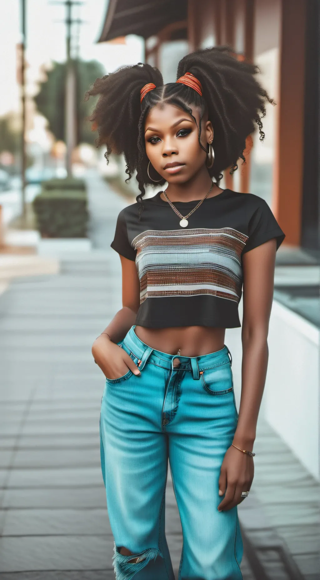 ai character: April background