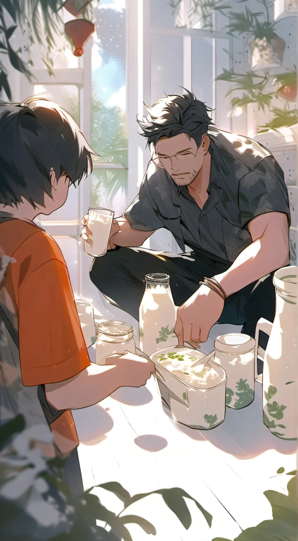 ai character: Dad background