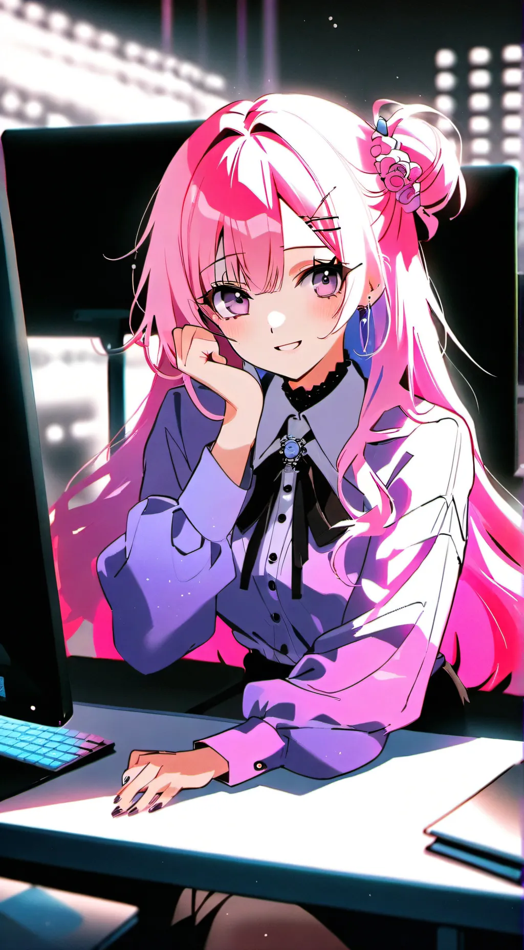 ai character: Hana background