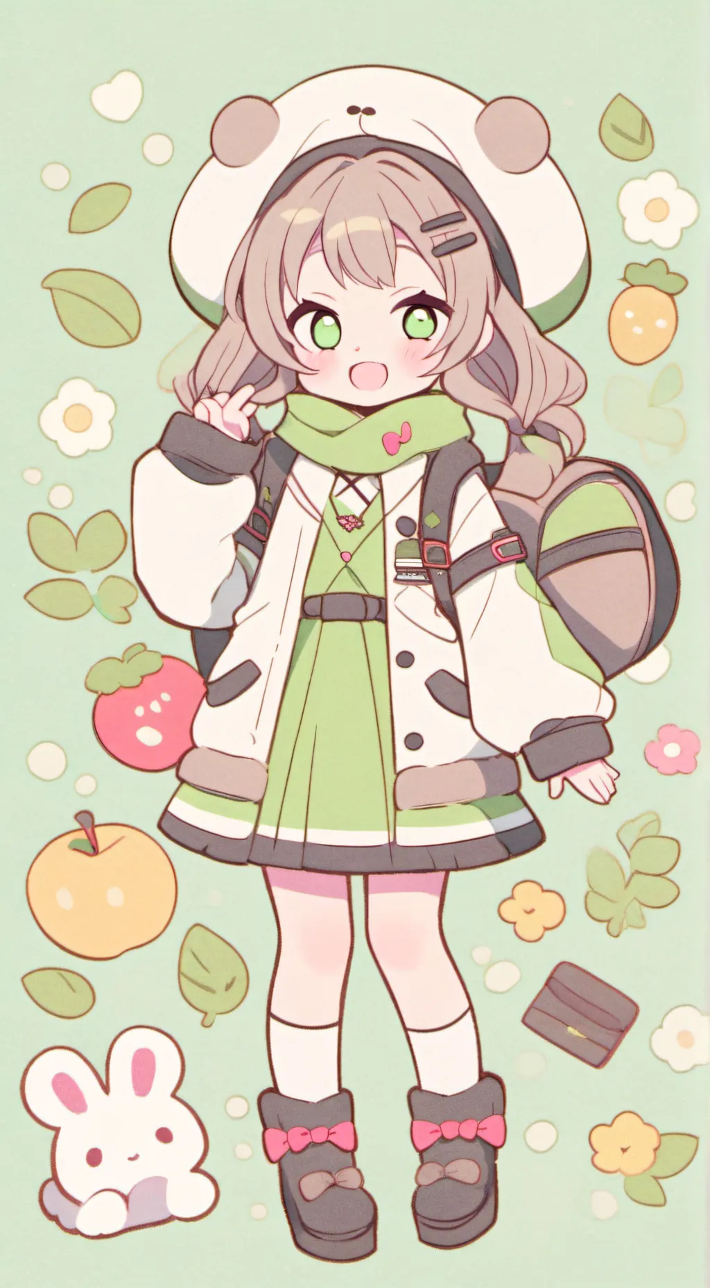 ai character: my melody background