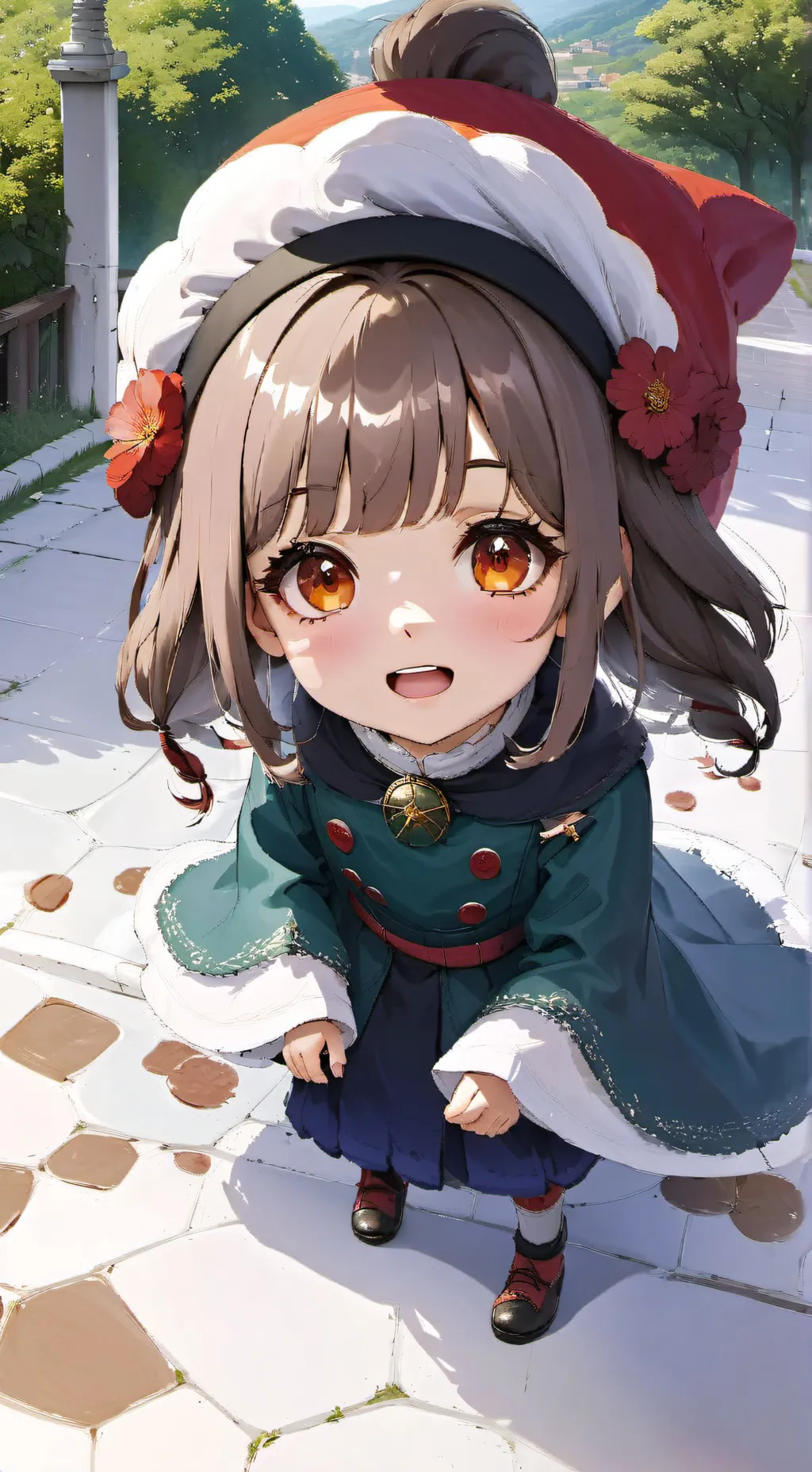 ai character: la bimba cattiva  background