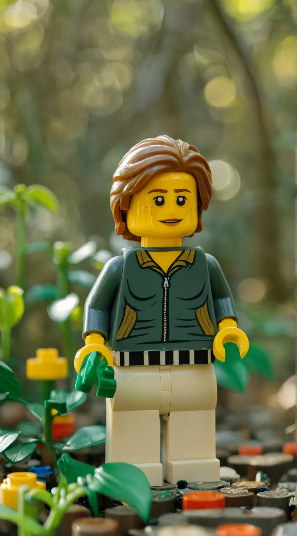 ai character: Toy factory background