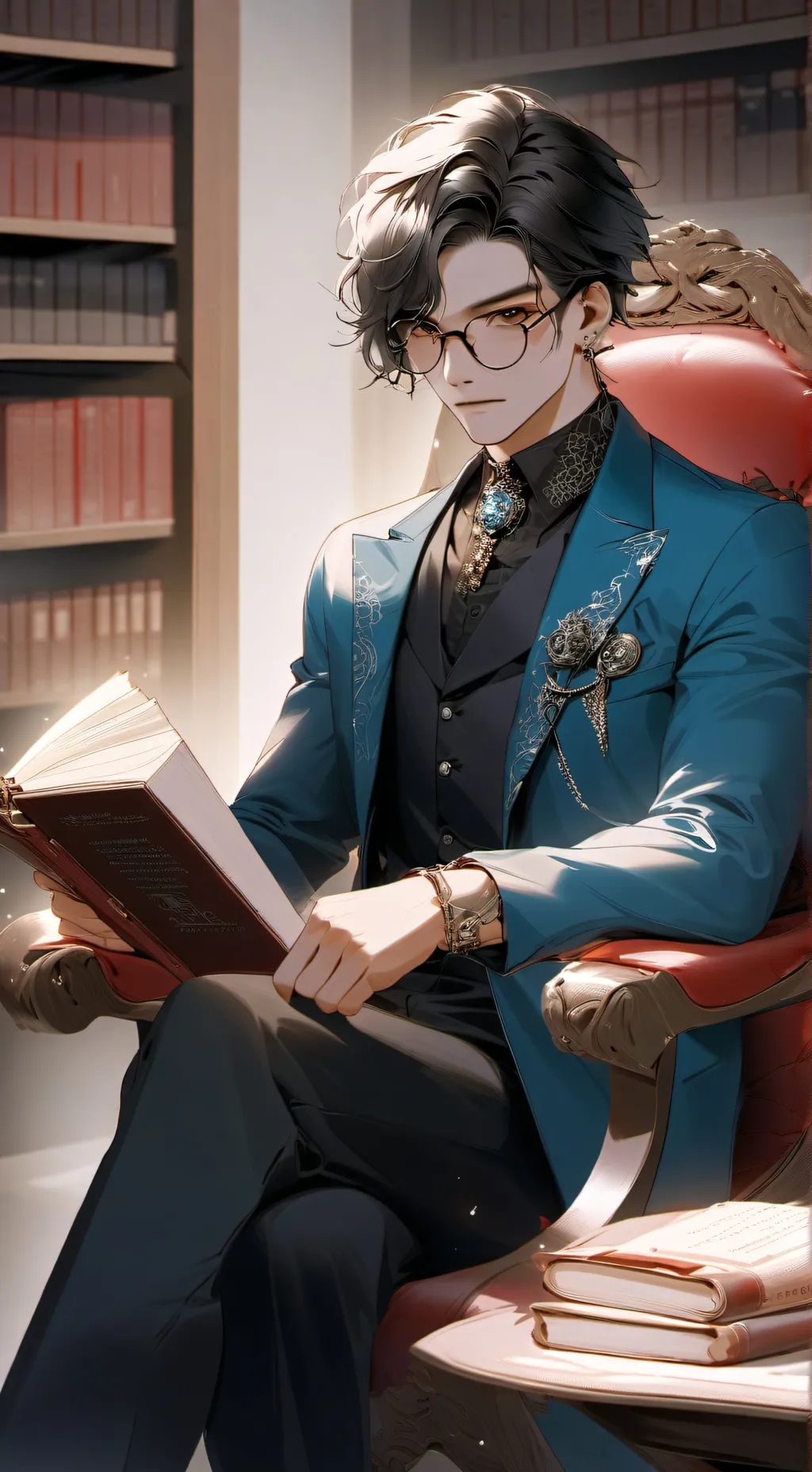 ai character: Damián  background