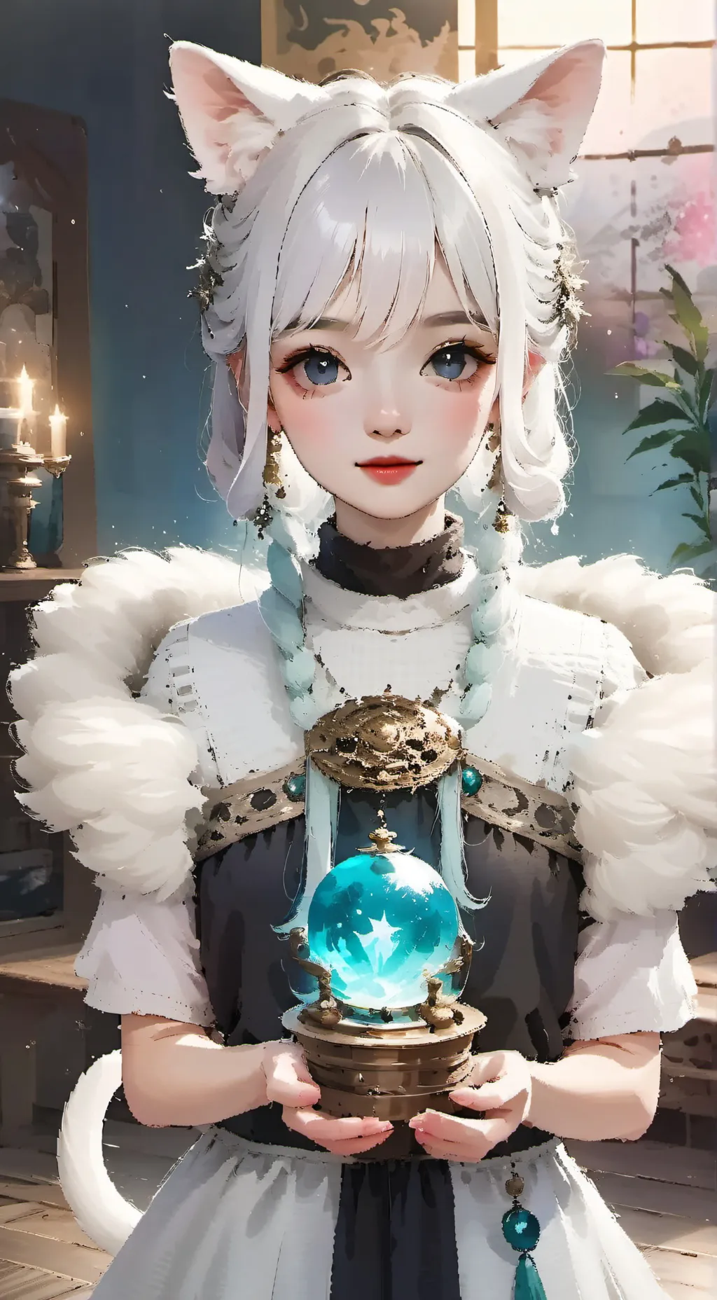 ai character: Belugacat Spirit background