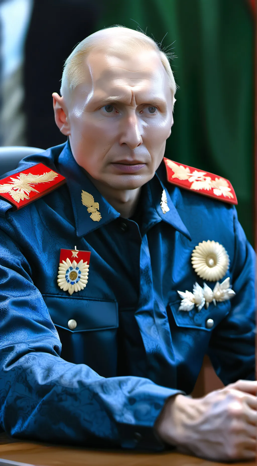 ai character: Путин background