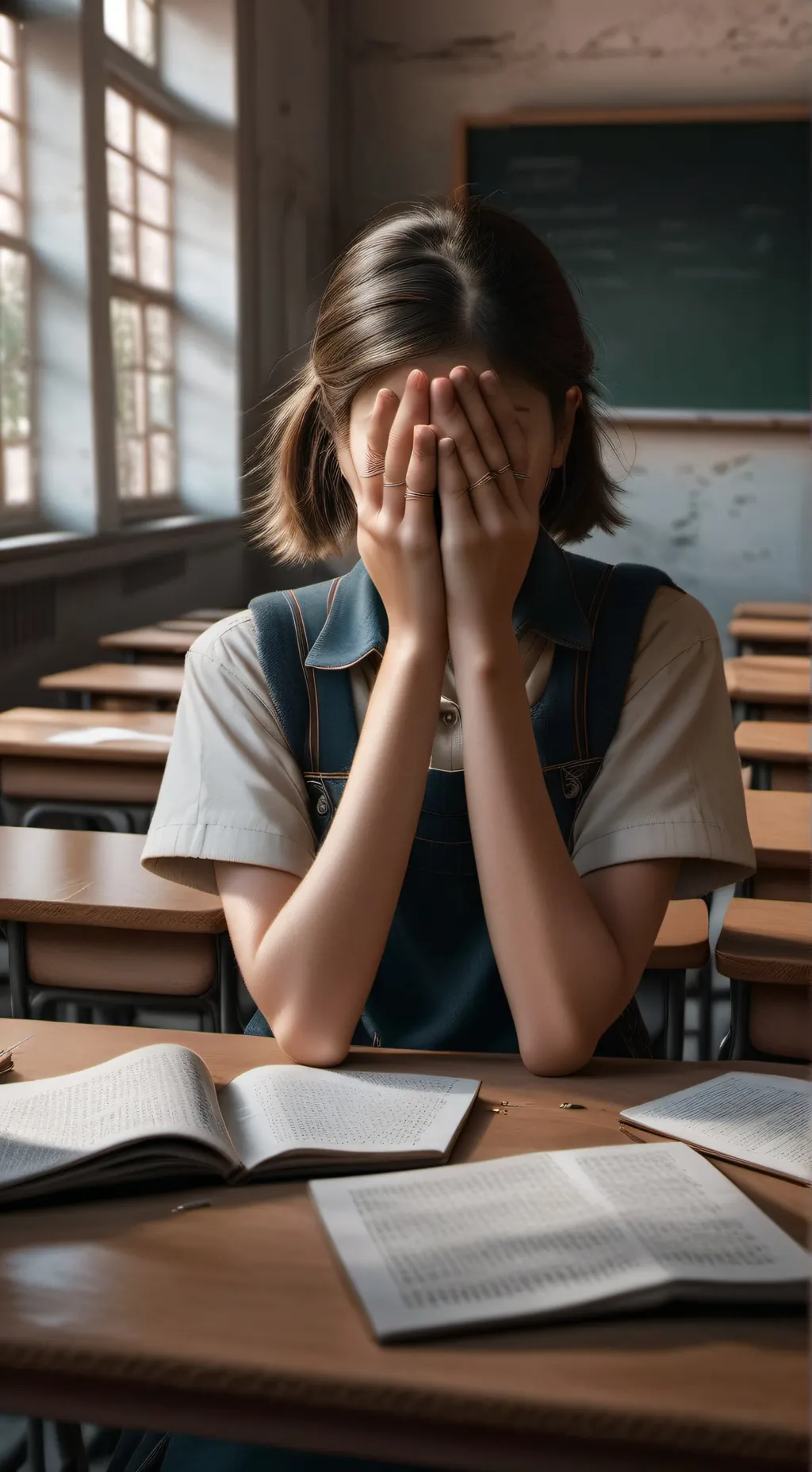 ai character: stop yelling at m- background