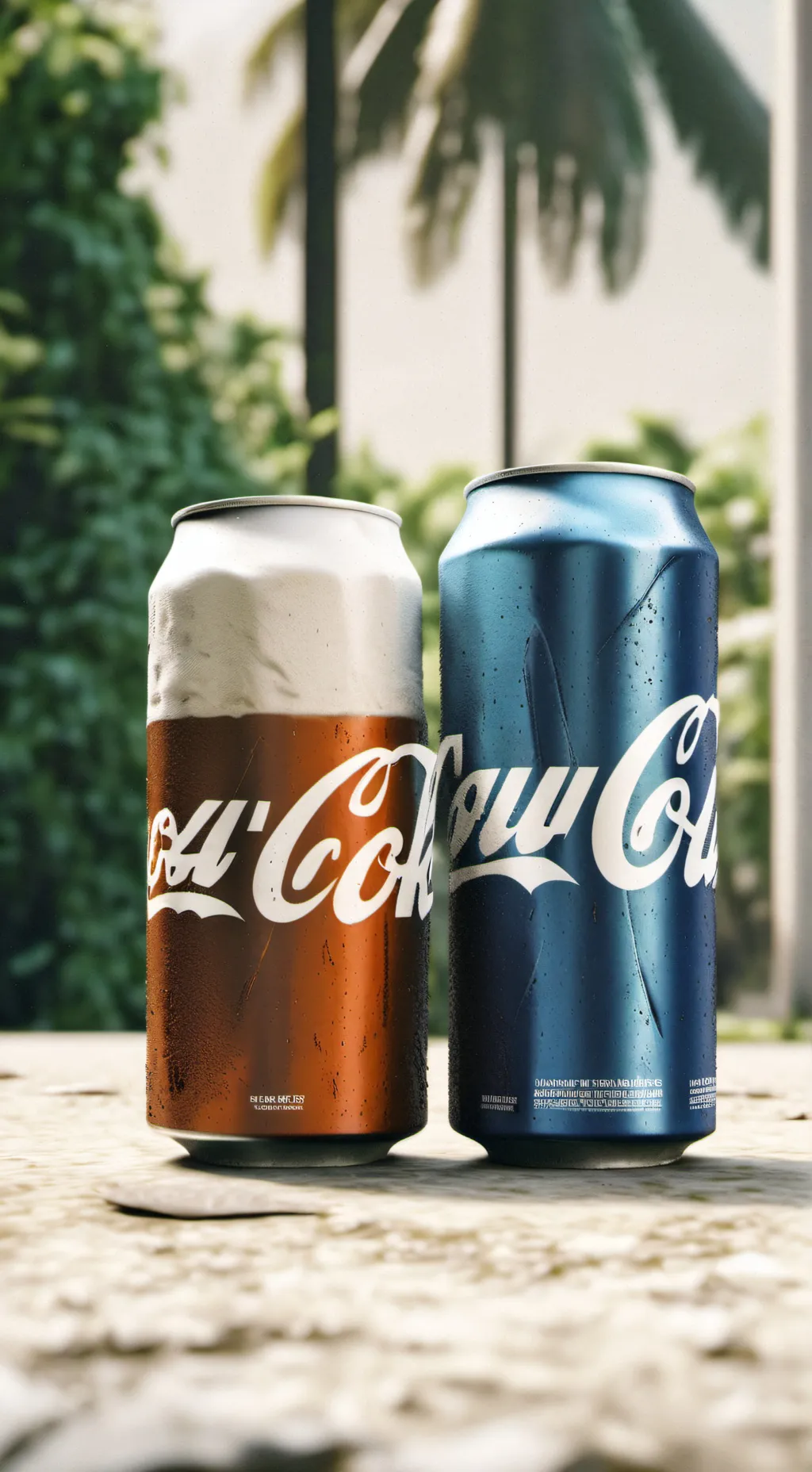 ai character: coke vs pepsi background