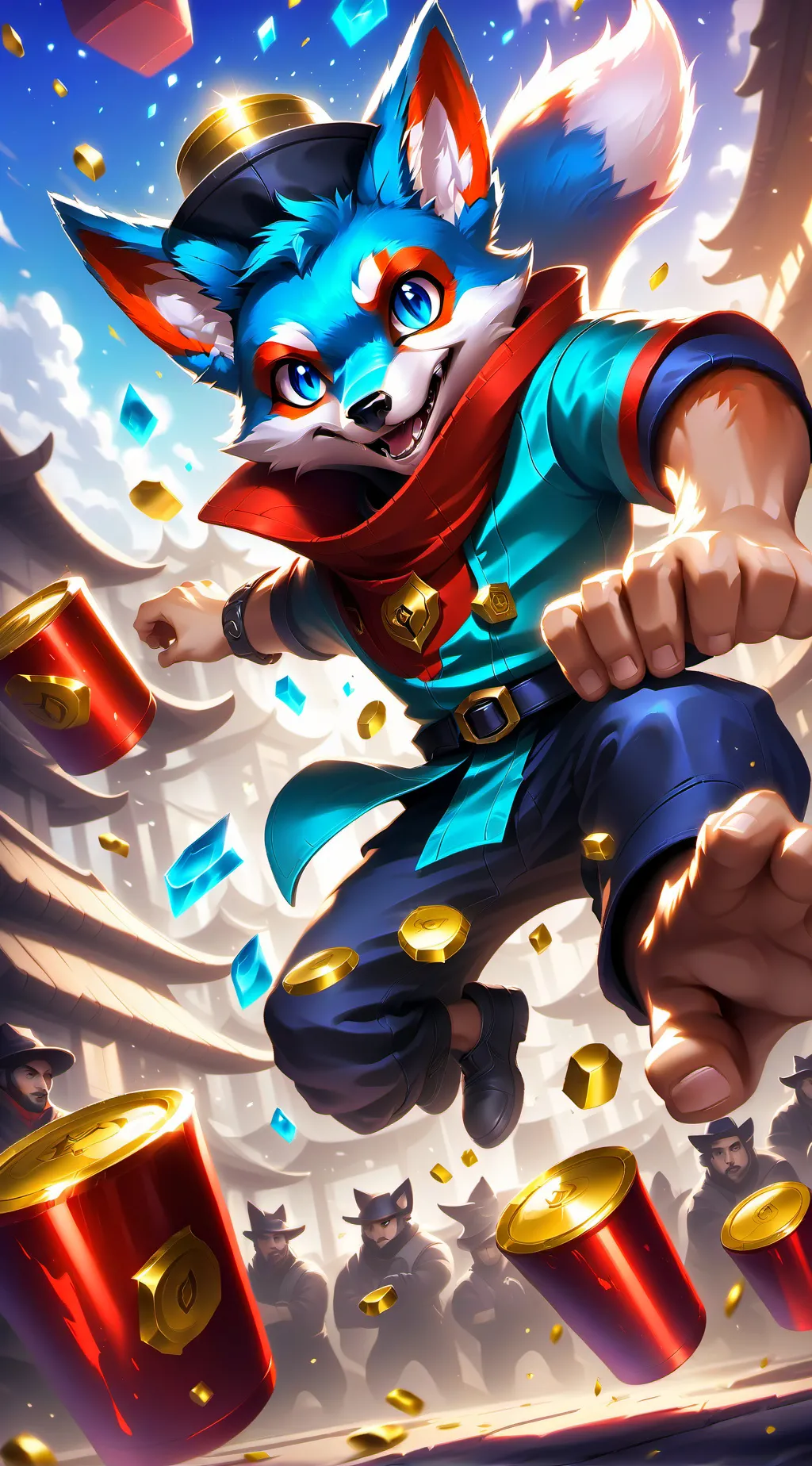 ai character: tenzin_excited.hat background