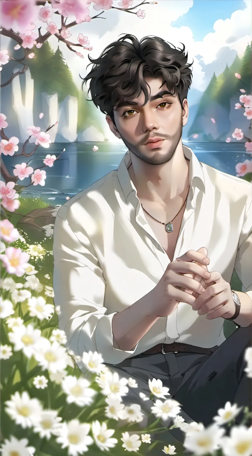 ai character: fede background