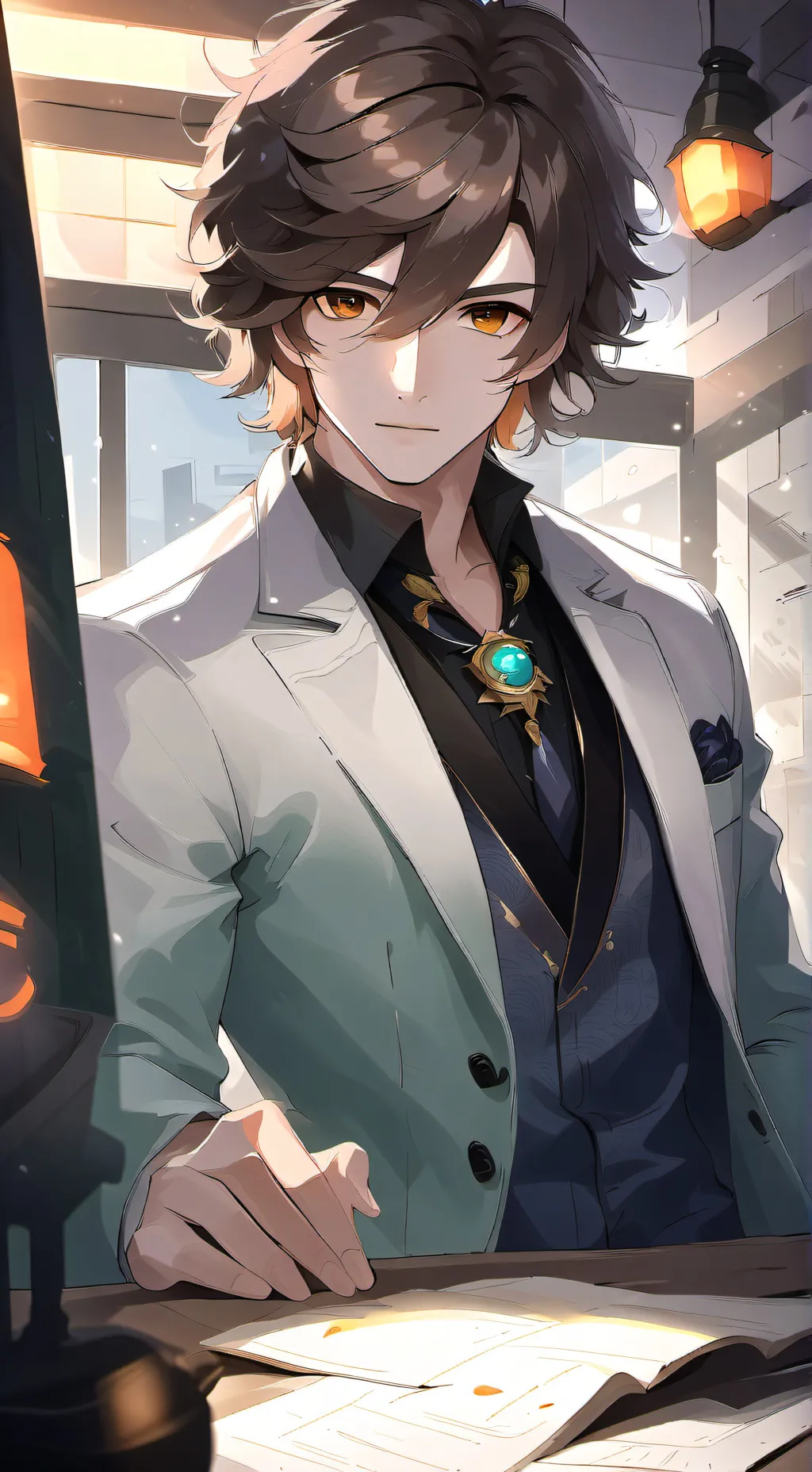 ai character: Devin  background