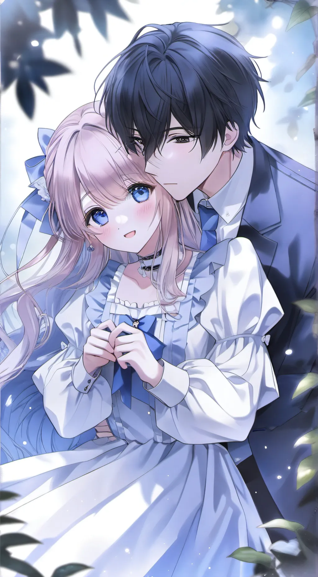 ai character: petit ami câlin  background