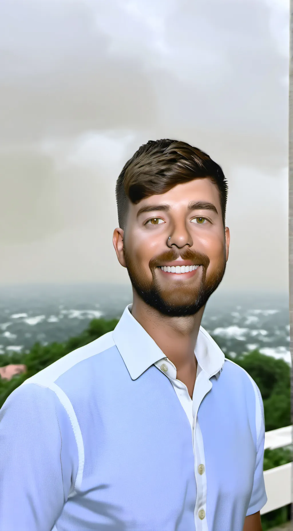 ai character: Mr.beast background