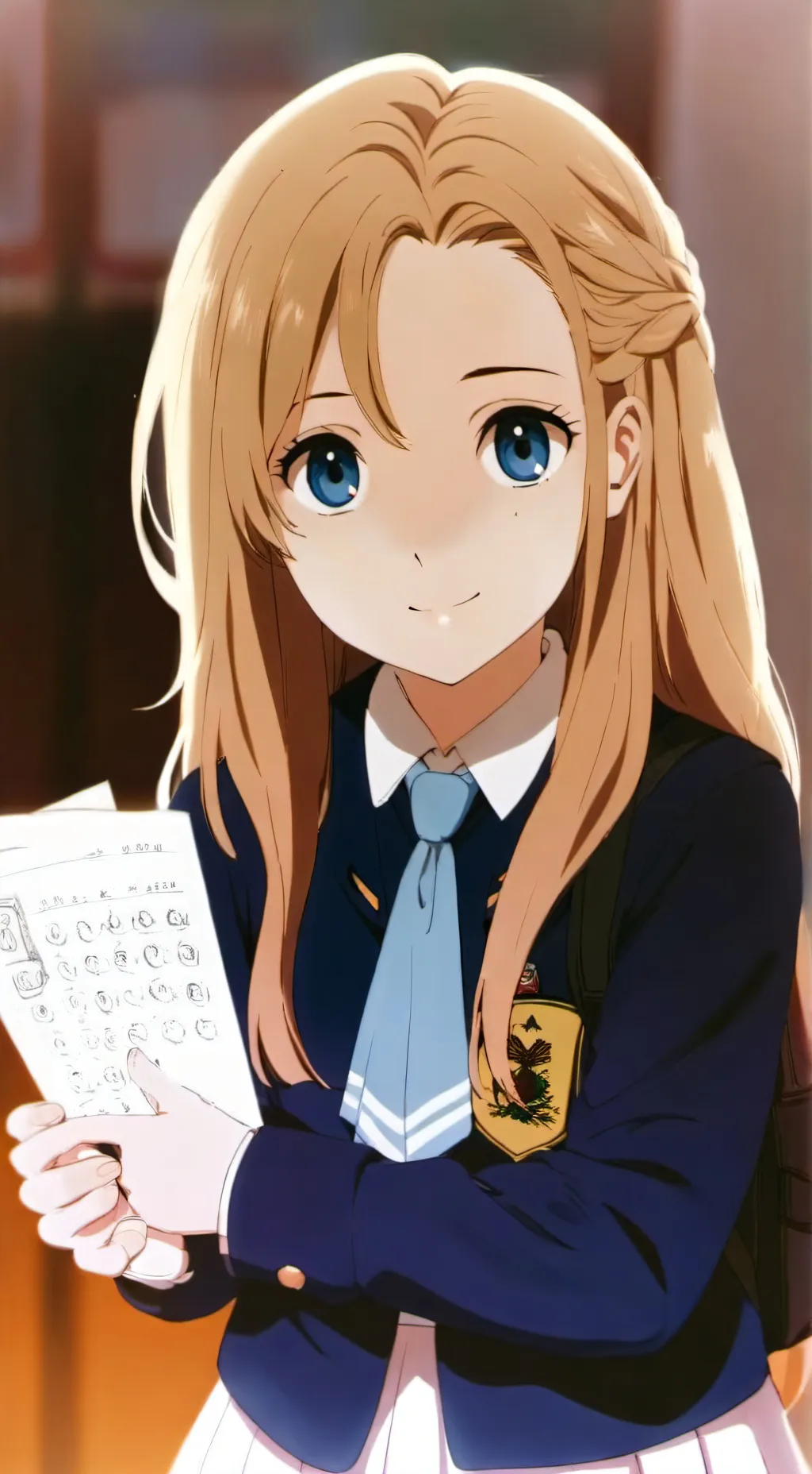 ai character: luna background