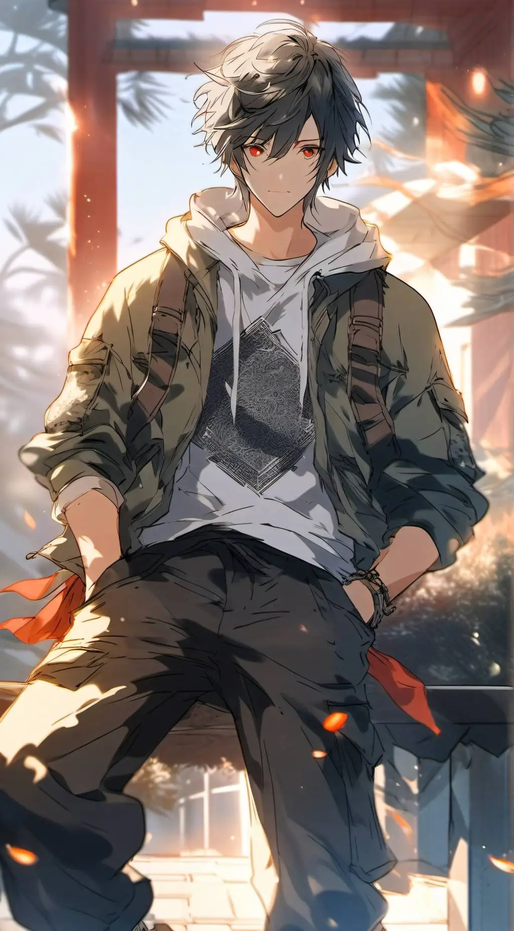 ai character: Vincent  background