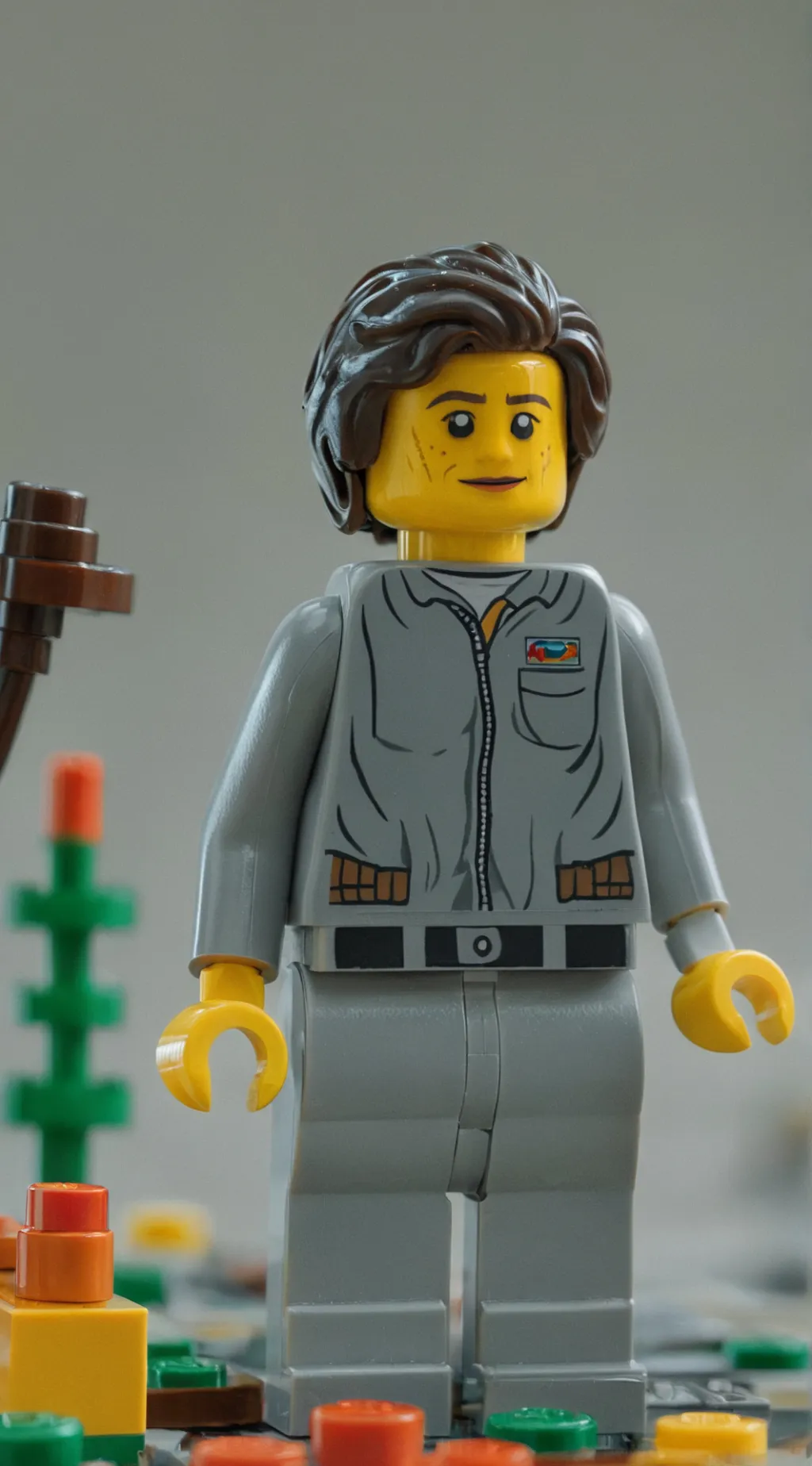 ai character: Men Lego background