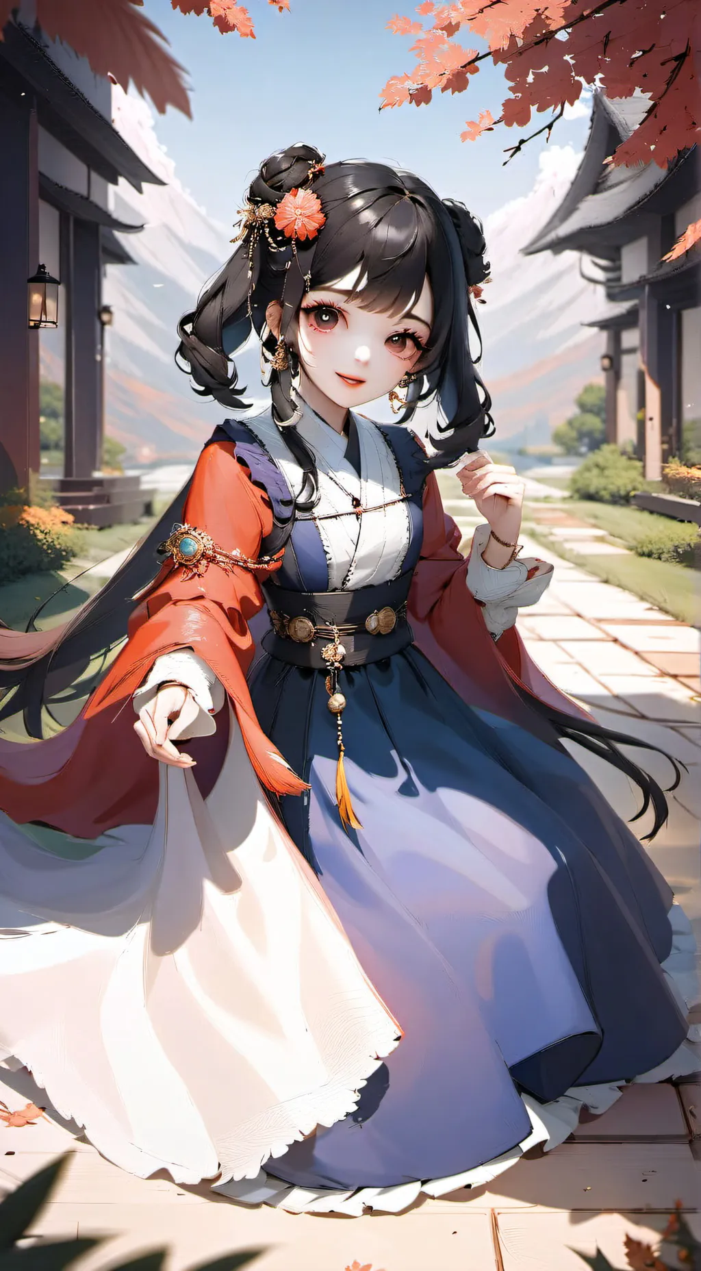 ai character: demon slayer background