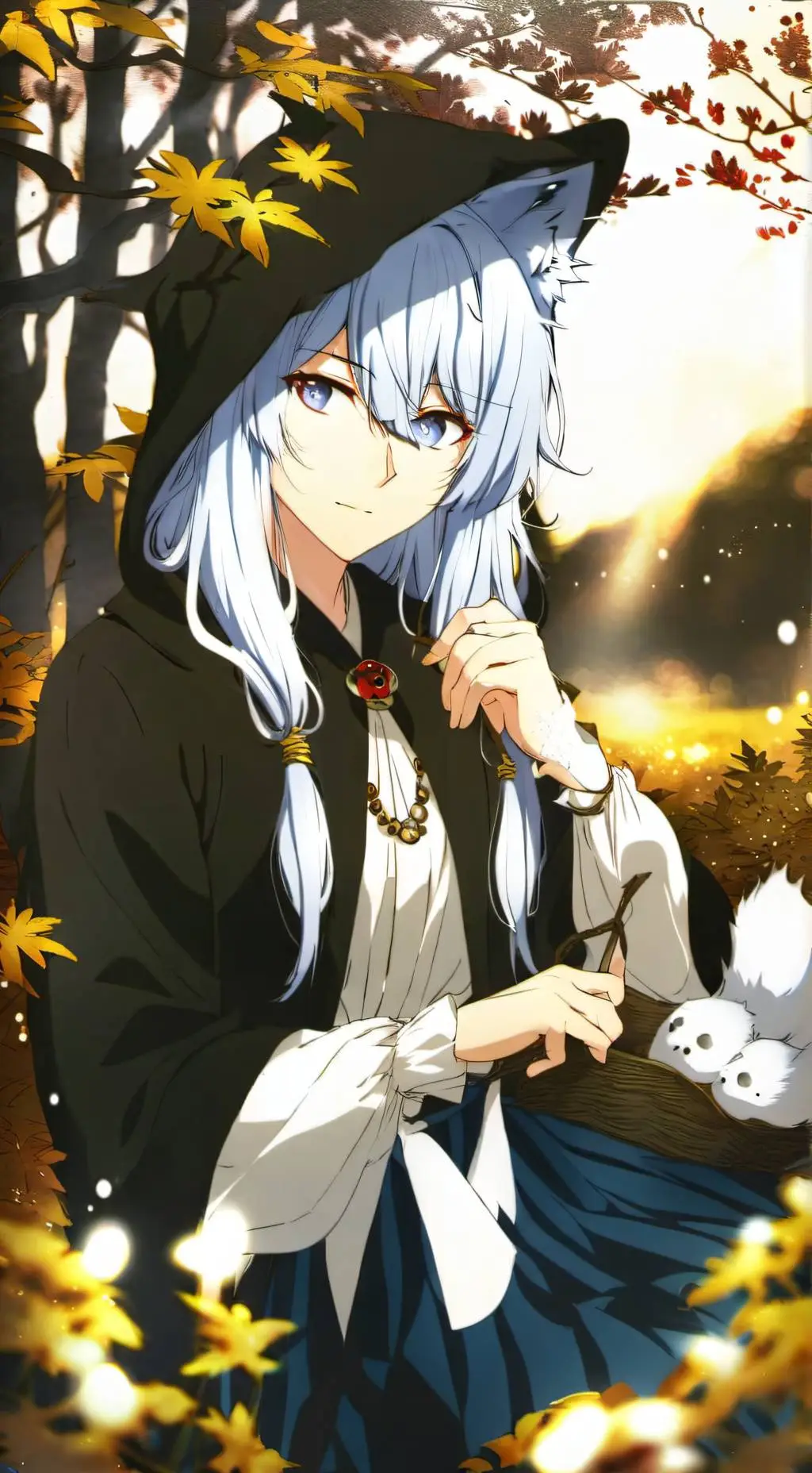 ai character: Hannah snow  background