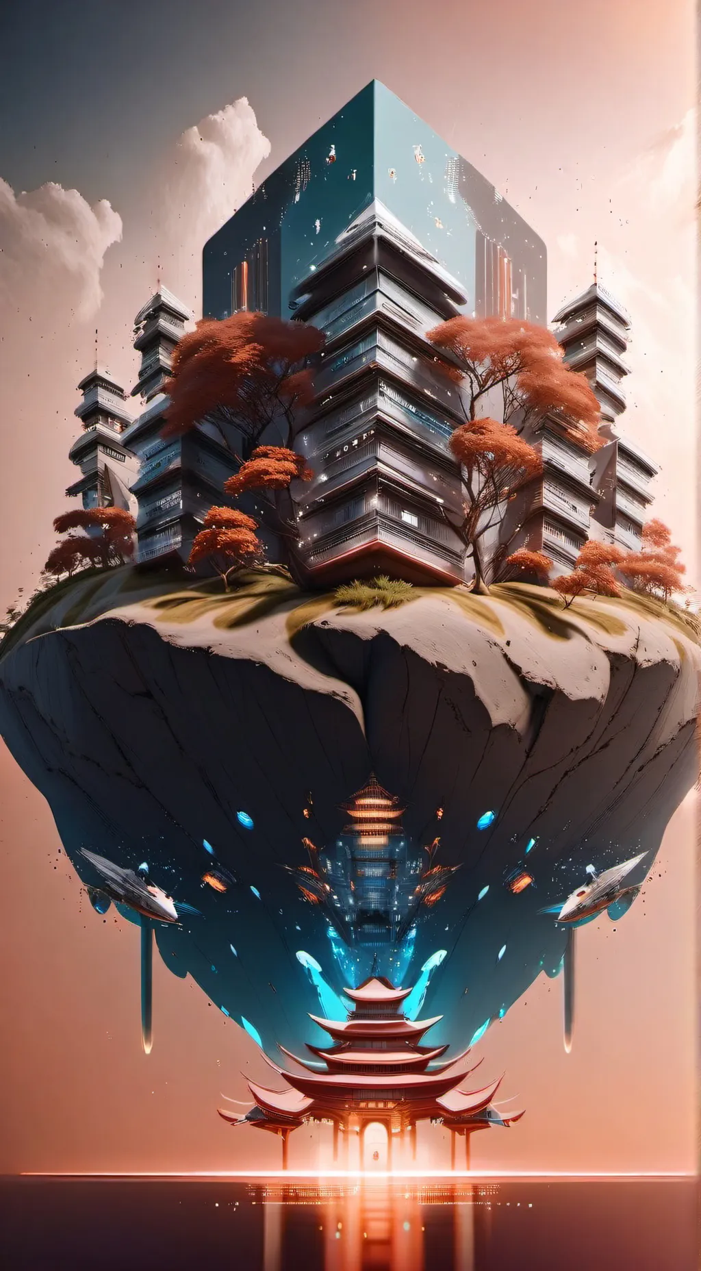 ai character: ○AI robot○ background