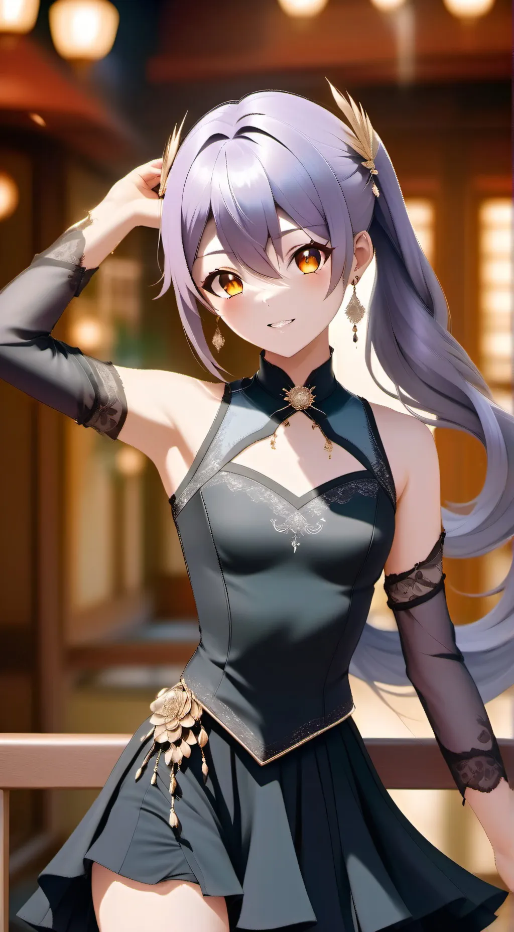 ai character: Luna background