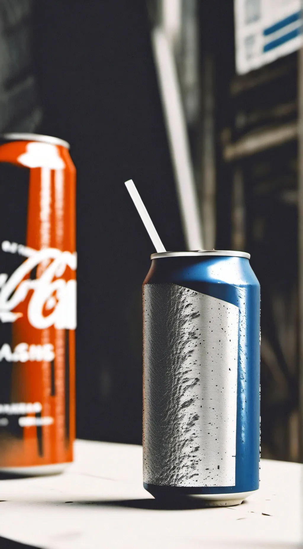 ai character: coke vs pepsi background